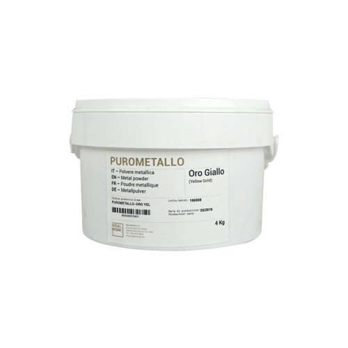 Metallpulver (Komp. C) Gelbgold 4 kg (Oro Giallo)